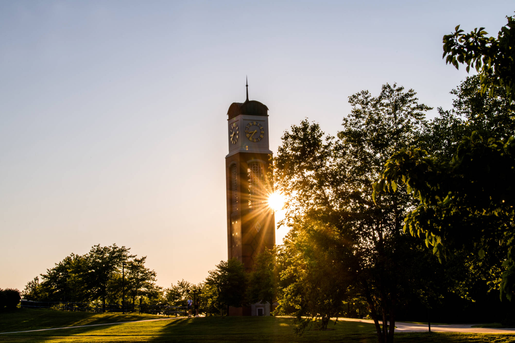 golden hour clock tower